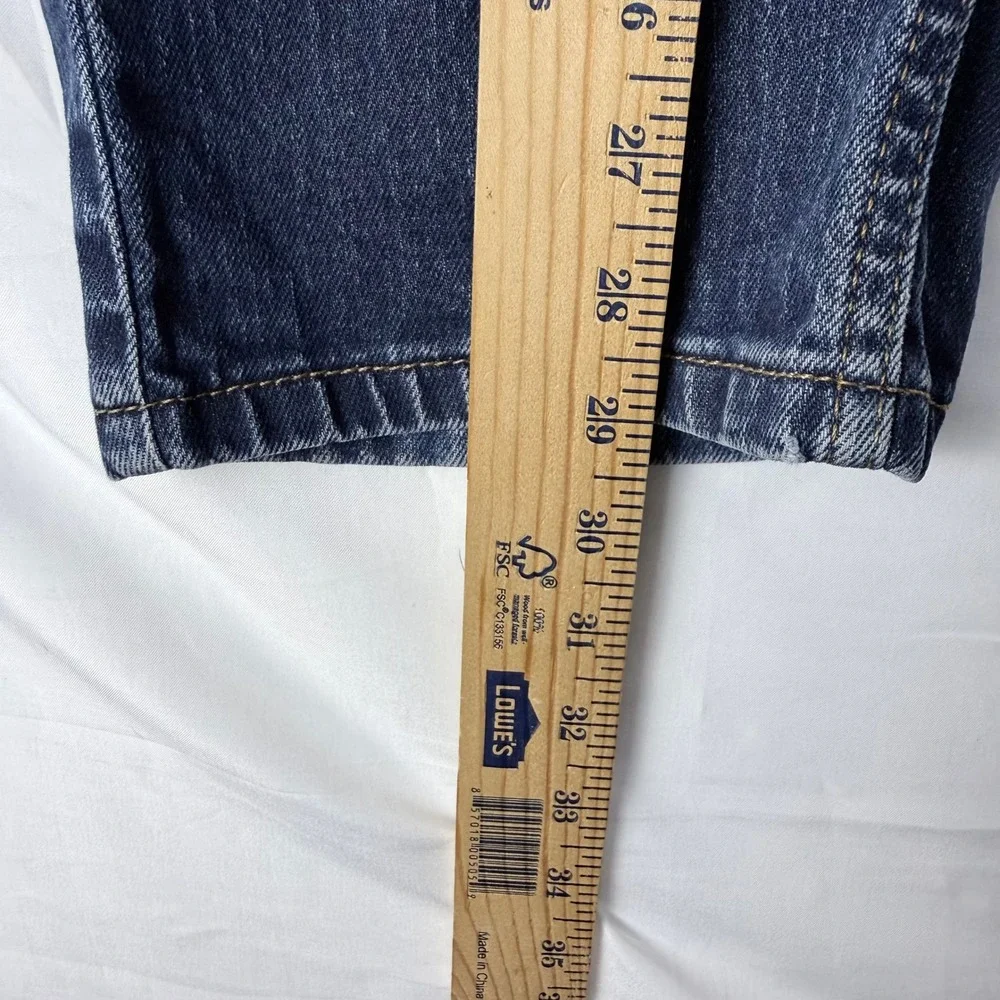 Levis 505 Regular Fit Jeans Mens‎ 32x30 Blue Straight Leg Americana Essential